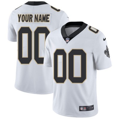 Nike New Orleans Saints Customized White Stitched Vapor Untouchable Limited Men's NFL Jerse